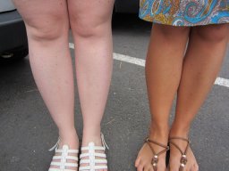 Visite de la petite cousine !